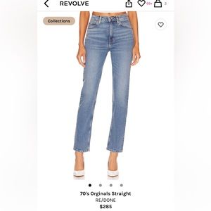 Re/done size 28 denim! Sold out on revolve!